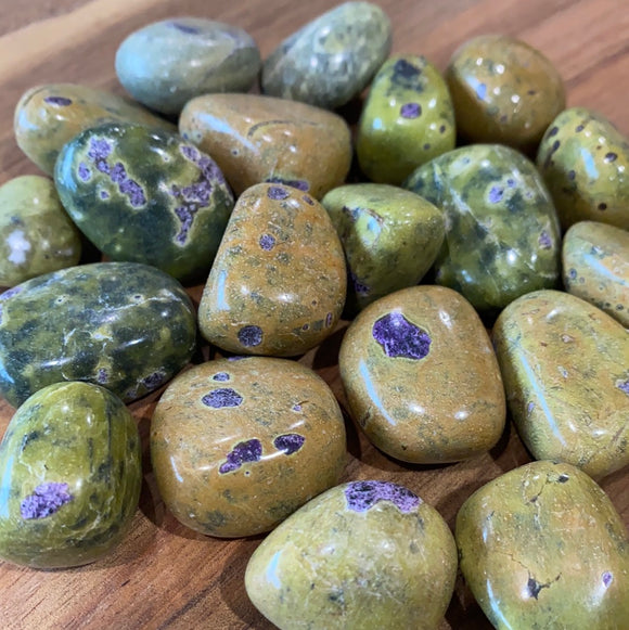 Stichtite-Serpentine Tumble Stones