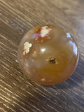 Cherry Blossom Agate Sphere